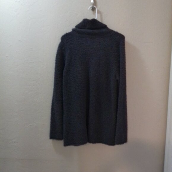 Pure Jill Fuzzy Cowl Neck Pullover Sweater Charcoal Gray – Size Large - Picture 3 of 3